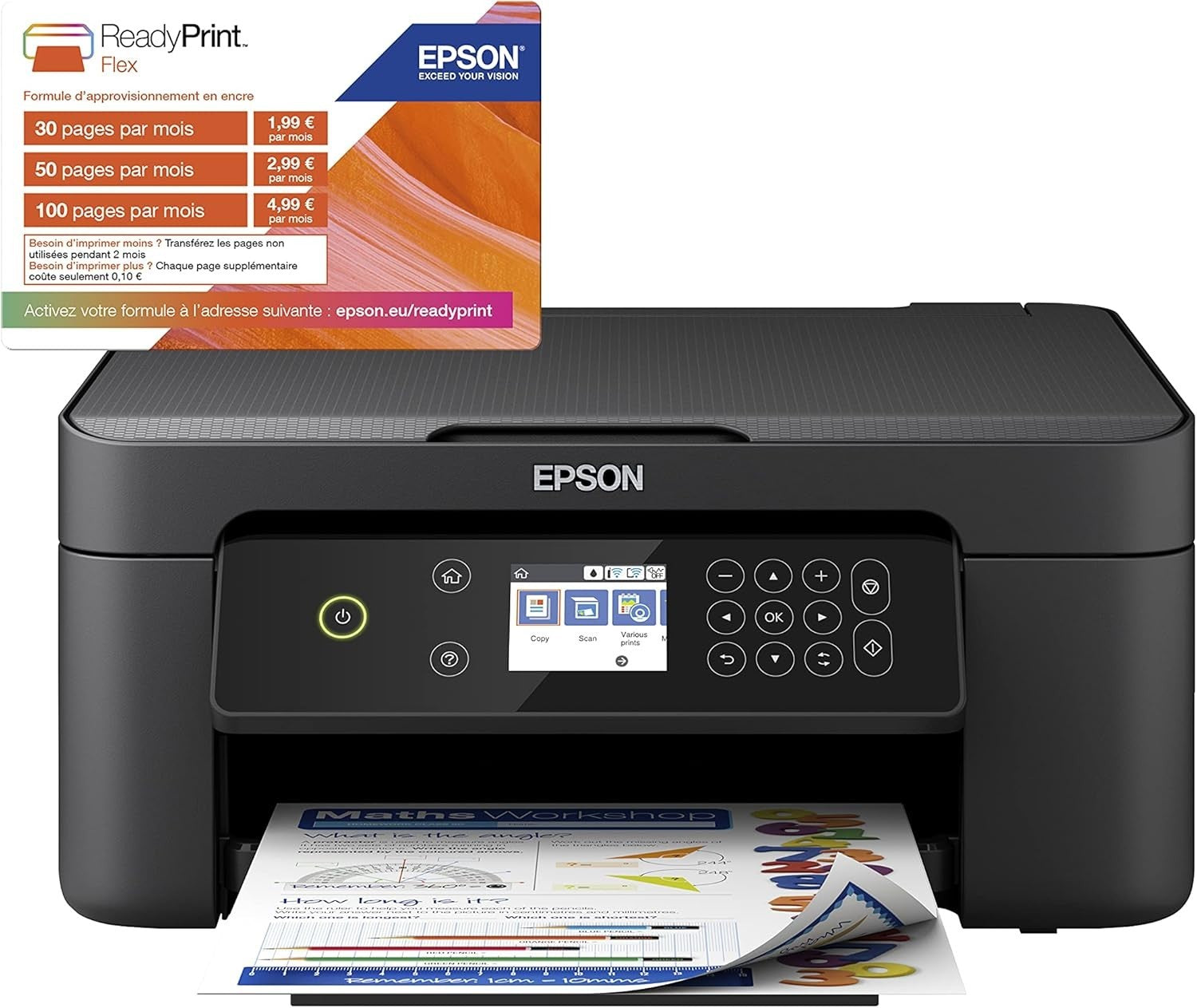 XP-4100 3-in-1 Wi-Fi Inkjet Printer Scanner Copier Duplex Black A4