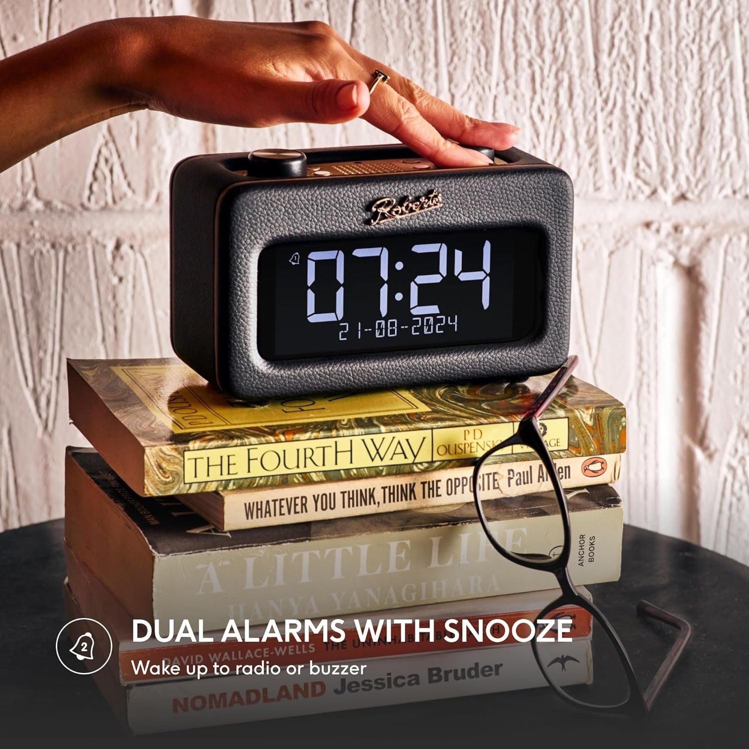 DAB Digital Alarm Clock Radio Bluetooth Bedside Speaker Alarm