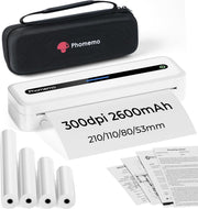 A4 Portable Thermal Printer 300DPI Bluetooth 2600mAh