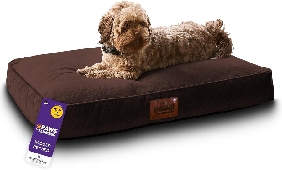 Medium Luxury Orthopedic Dog Bed 60x80cm Washable Non Slip