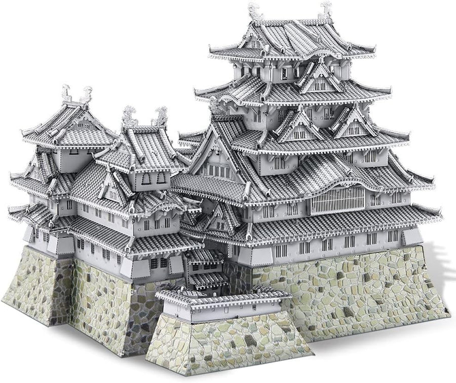 486pc 3D Metal Castle Puzzle Model Kit Stainless Steel Building Decor