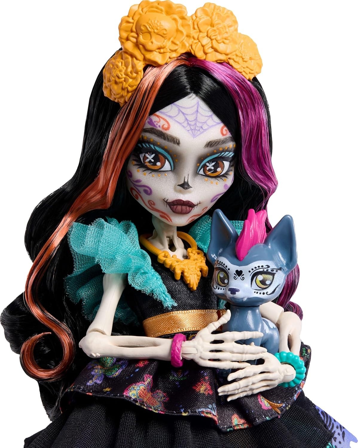 Fashion Doll Colorful Dress Pet Dog Accessories Sketchbook Bag