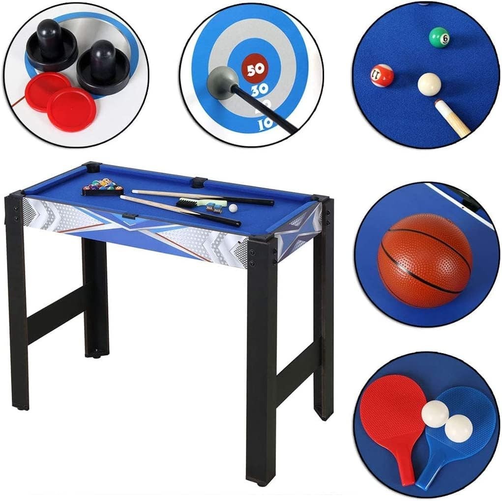 36in 5 in 1 Multi Game Table Kids Pool Ping Pong Hockey Archery