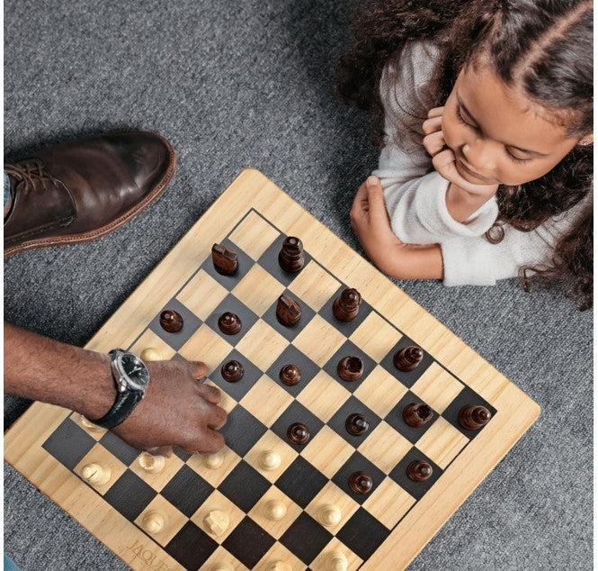 Wooden Chess Set for Adults & Kids | Classic Board Game | Premium Traditional