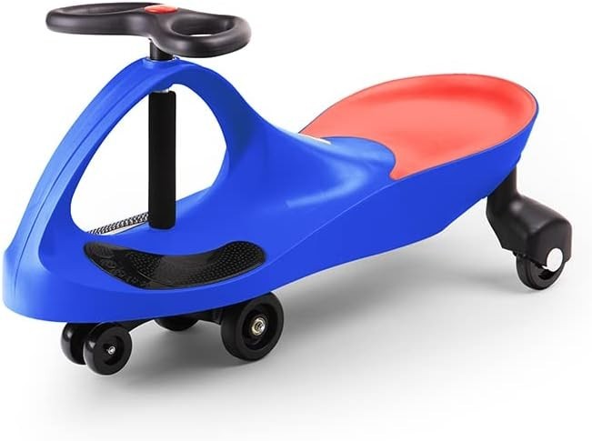 Kids Wiggle Car Ride On Scooter Steering Wheel Balance Toy Blue 120kg