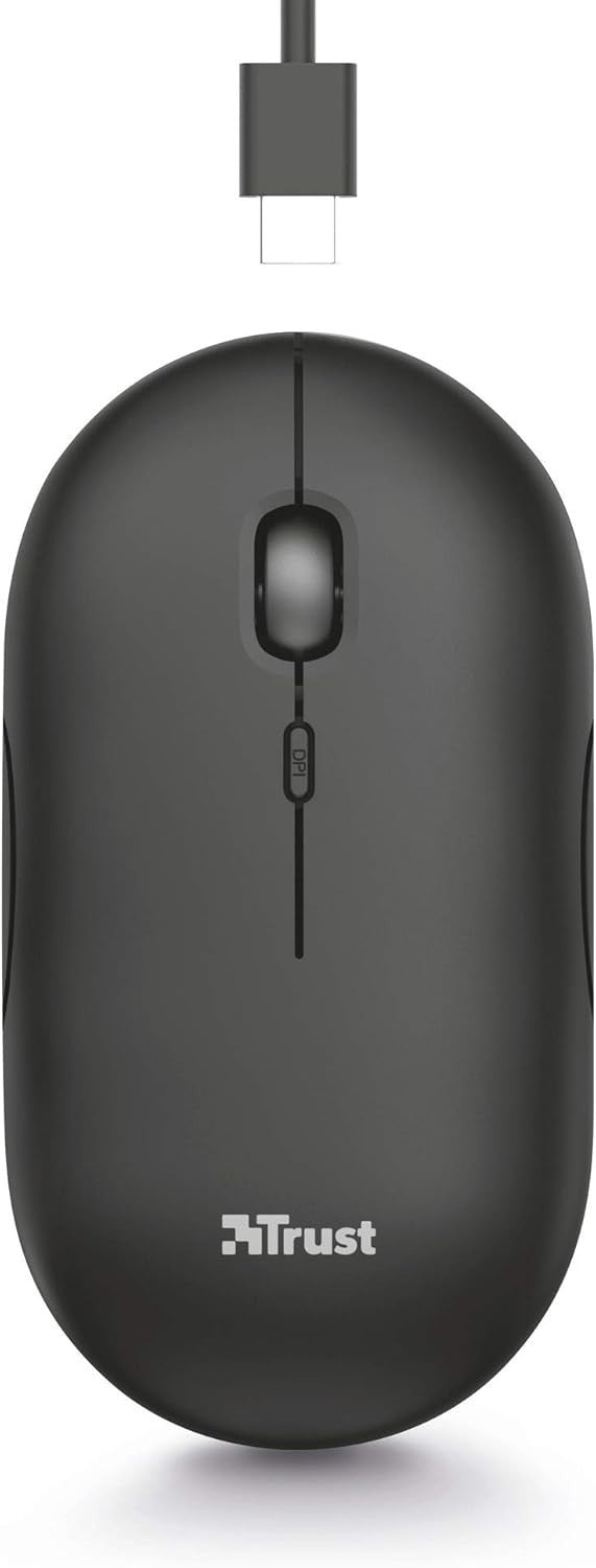Rechargeable Wireless Mouse Bluetooth 2.4GHz Silent Slim