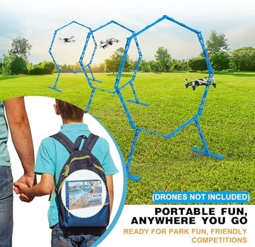 Beria Mini Drone Racing Obstacle Set for Kids 3-12 | FPV Flying Fun