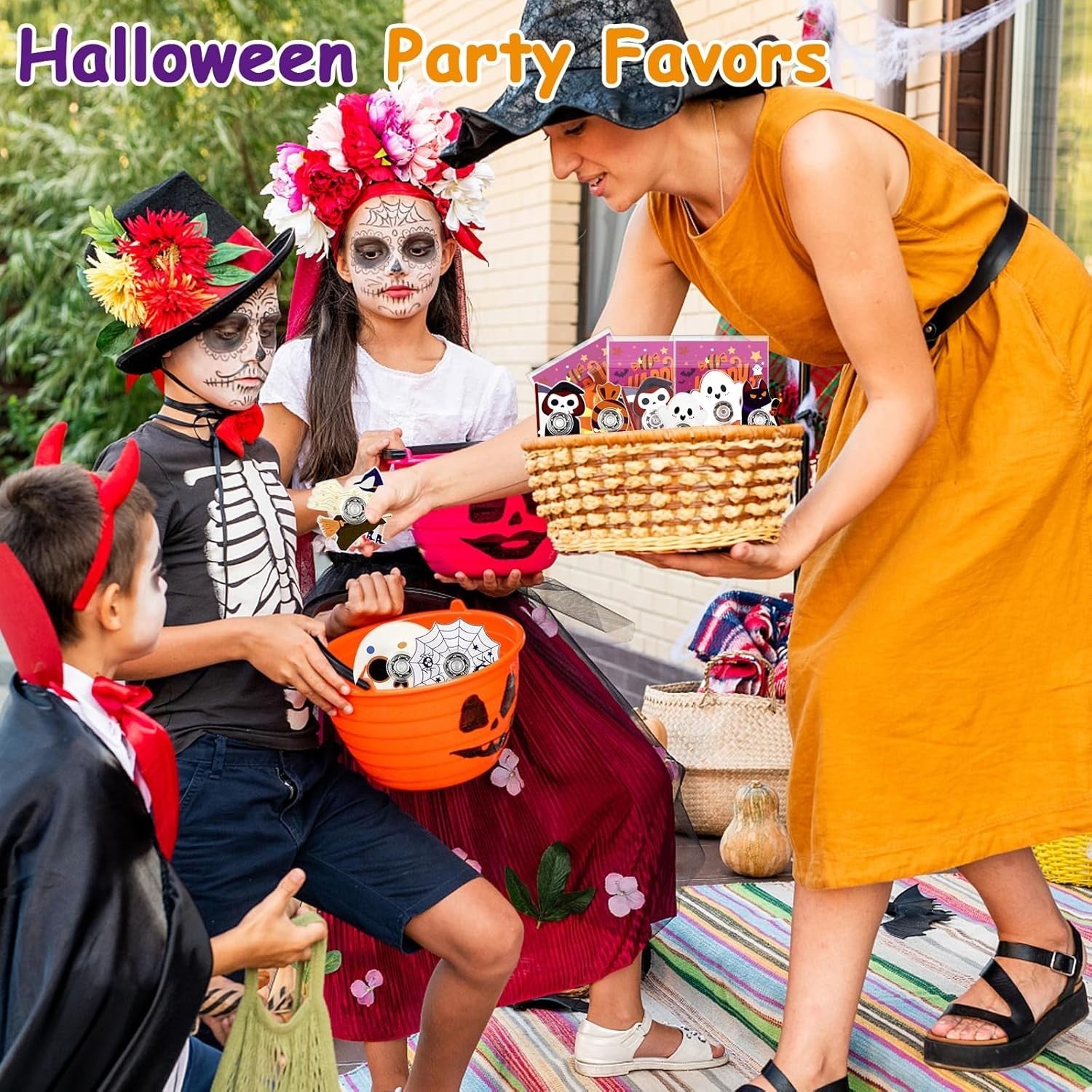 24pcs Halloween Fidget Spinners Bulk Party Favors Classroom Prizes