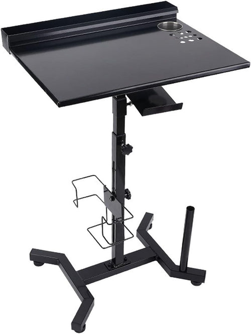 Tattoo Workstation Adjustable Height Portable Tool Table Studio Stand