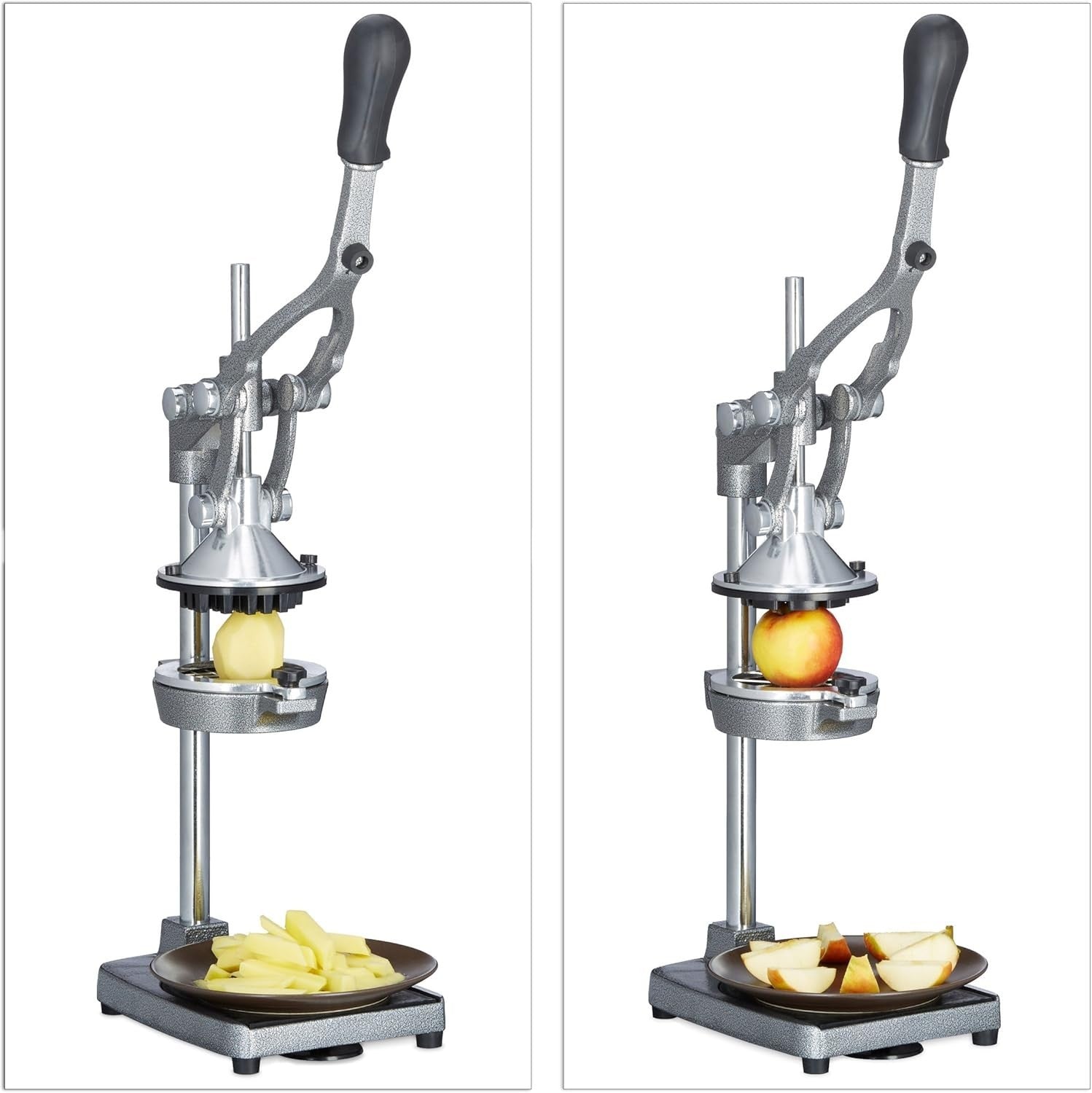 Manual Citrus Juicer Stainless Steel Lever Press Non-Slip Multi Use