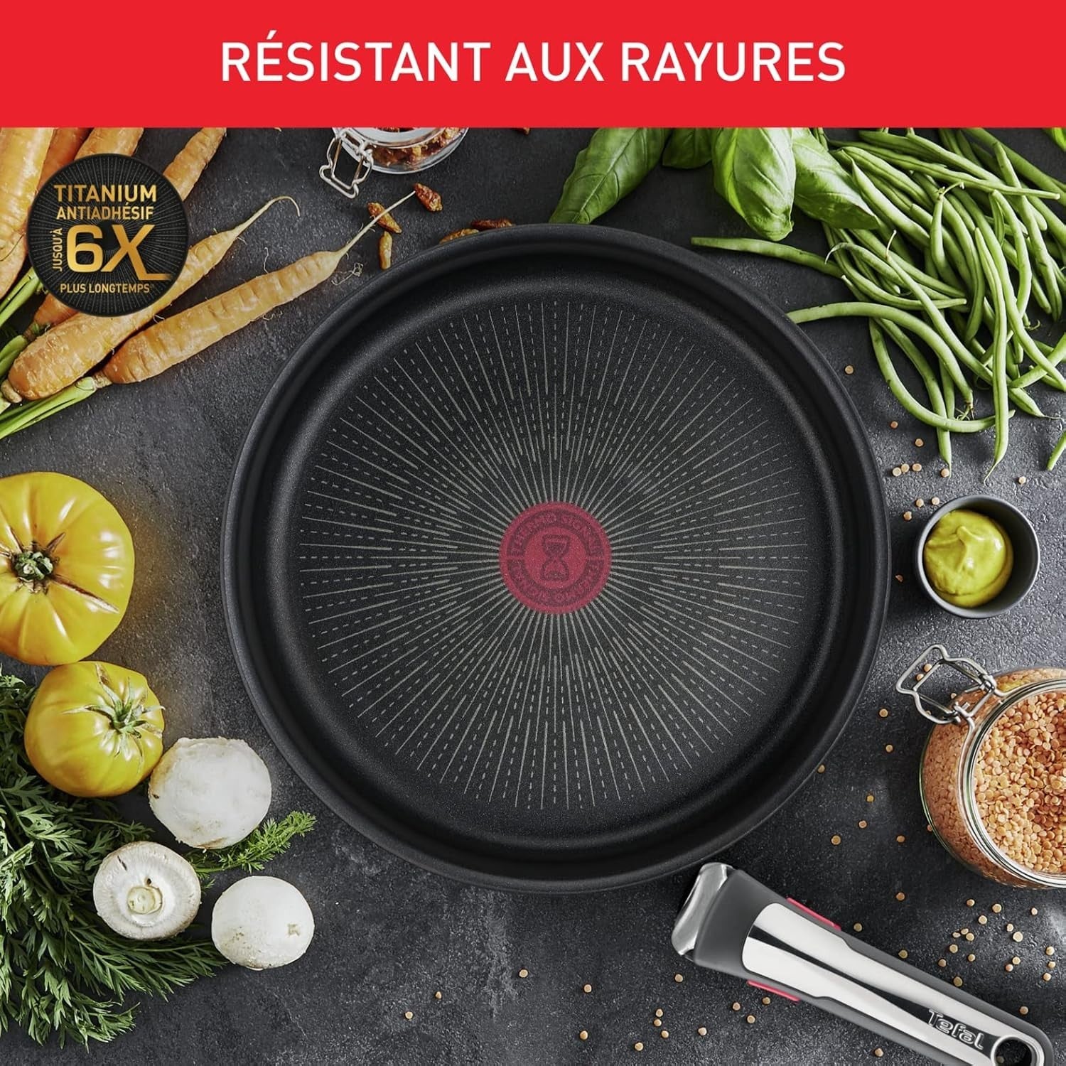 27cm Induction Non-Stick Crepe Pan Stackable Heavy Duty Frying Skillet