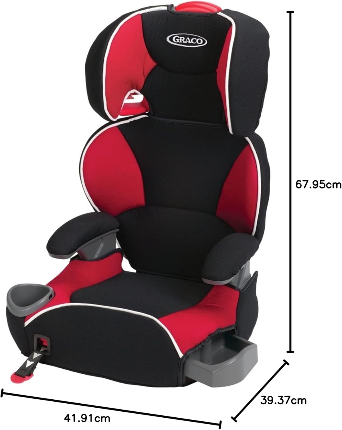 Highback Booster Car Seat with LATCH 2-in-1 Convertible Kids Seat