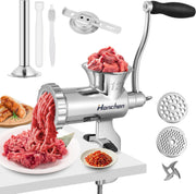 Stainless Steel Manual Meat Grinder Sausage Maker Mincer 4.5 8mm