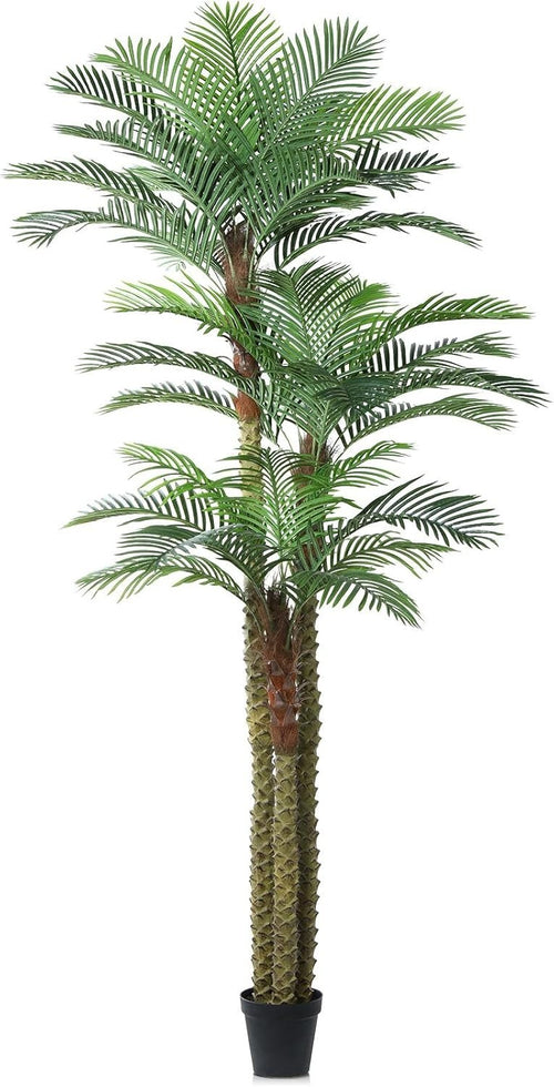 300cm Outdoor Artificial Palm Tree UV Resistant Tall Tropical Patio Garden Decor