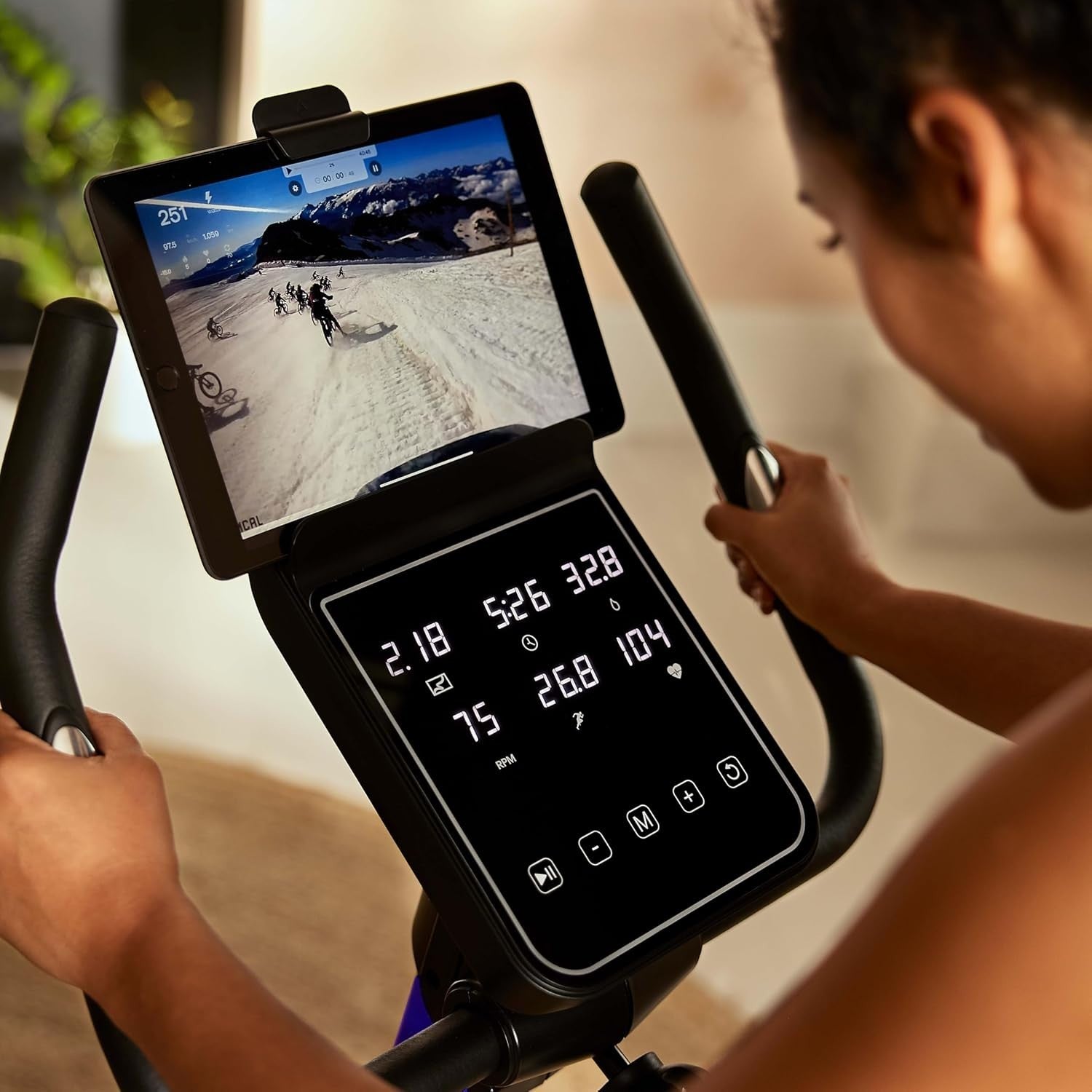 FR30 Upright Exercise Bike 32-Level Magnetic Resistance LED Bluetooth Home