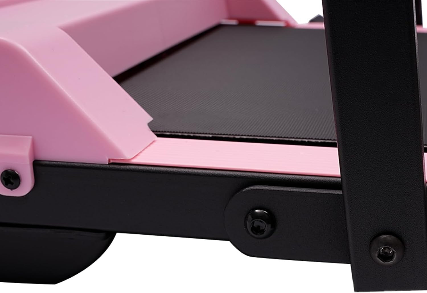Mini Foldable Walking Treadmill 3HP Under Desk Jogging LED Display Pink