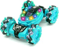 4WD RC Stunt Car 360° Flip – LED Lights, Rechargeable Toy for Kids 6–12
