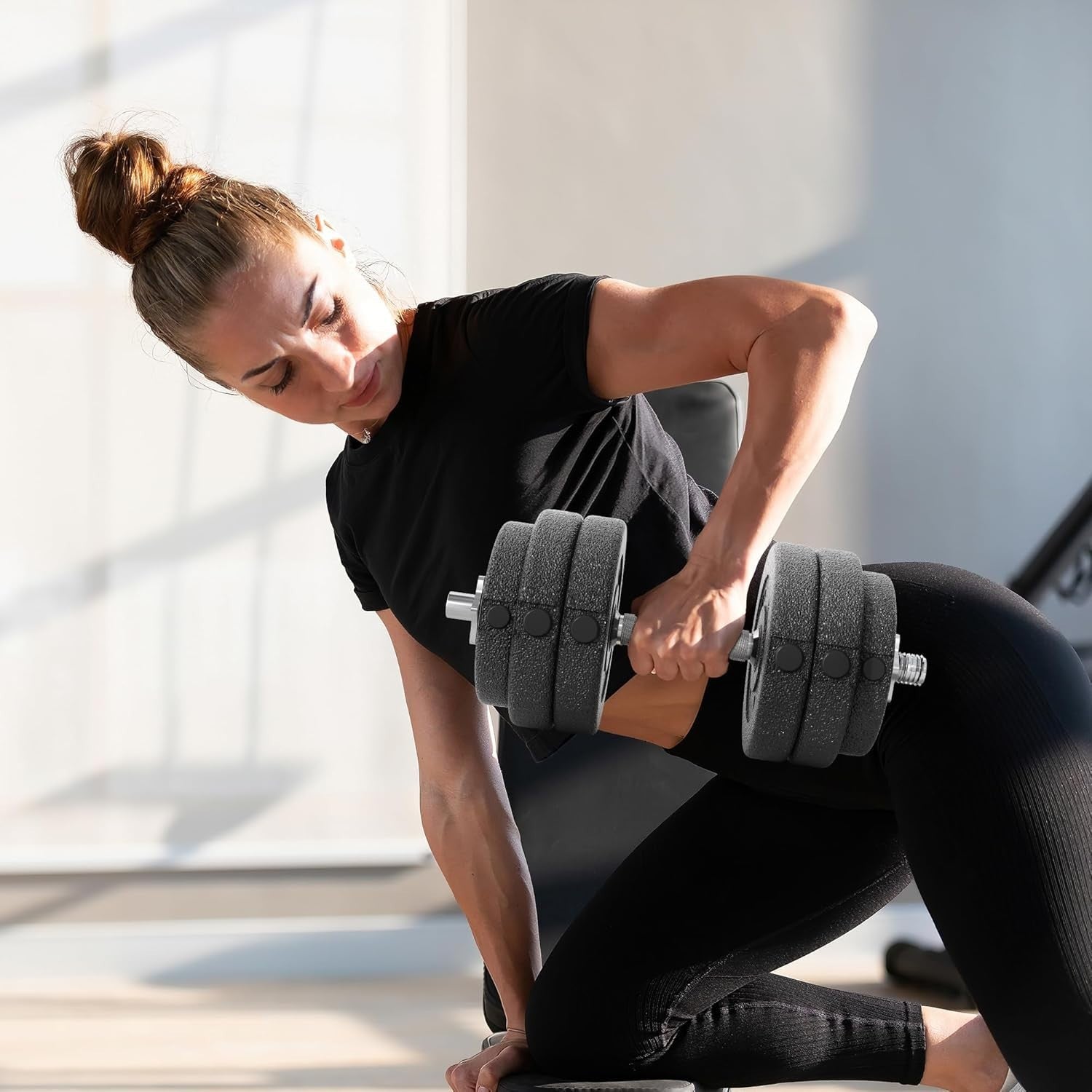 Adjustable Dumbbell Set 20kg 25kg 30kg Home Gym Hand Weights