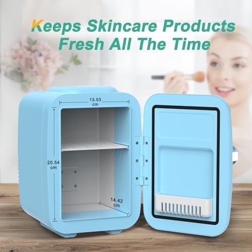 Portable Mini Fridge 4L Cooler & Warmer for Bedroom Office Car Dorm