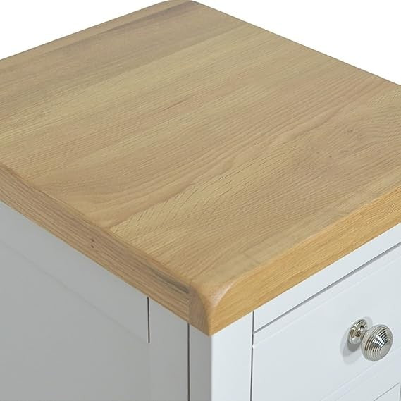 Cashmere Grey Bedside Cabinet with Drawer & Cupboard | Fully Assembled Unit