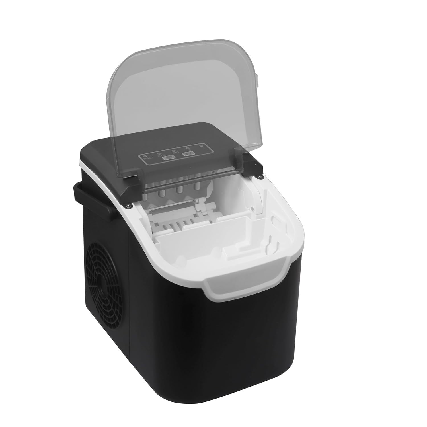 Countertop Ice Cube Maker Bullet Ice Fast 8-13 Min Portable 0.8L Tank