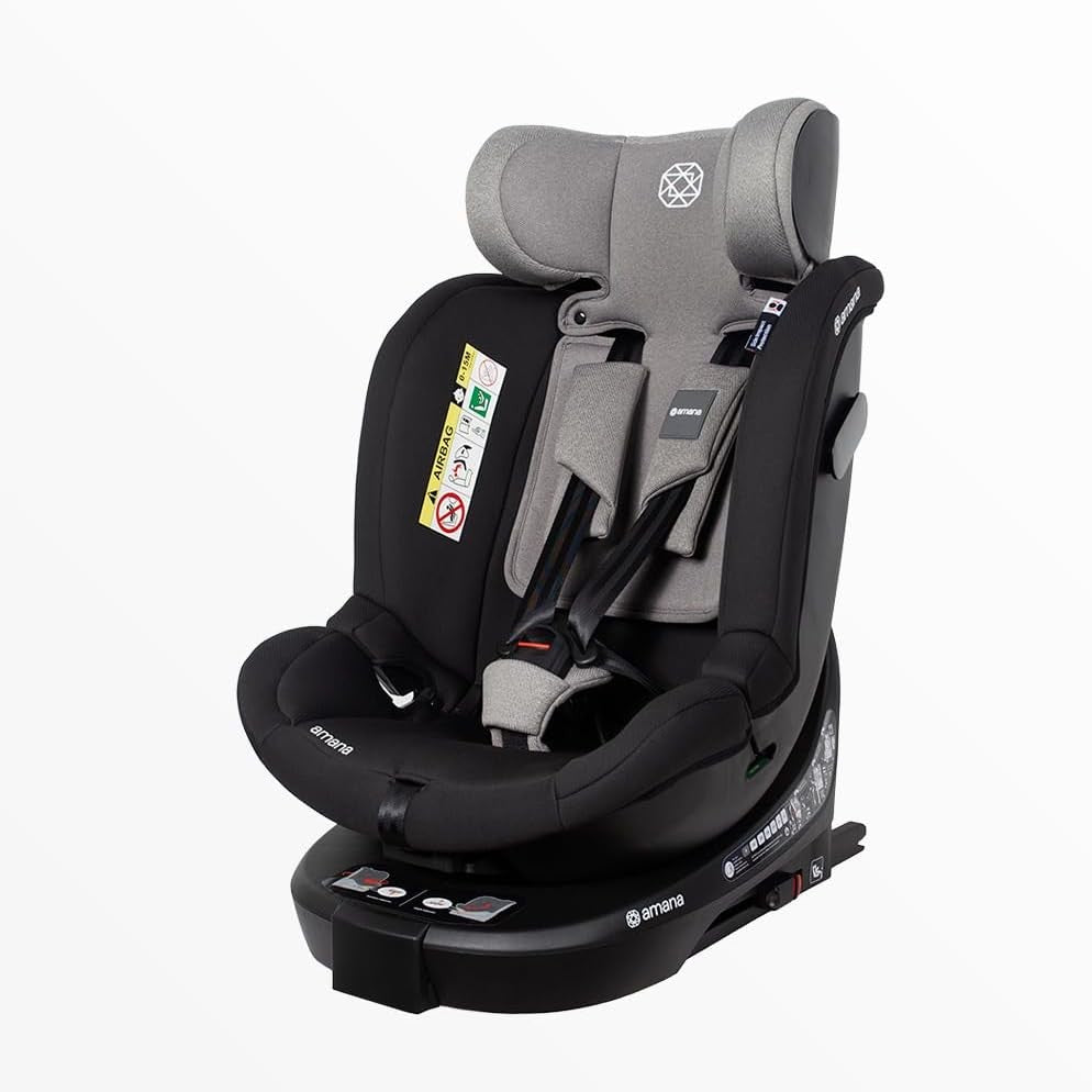 360° Swivel ISOFIX Car 40–150cm i-Size R129 Birth–12Y