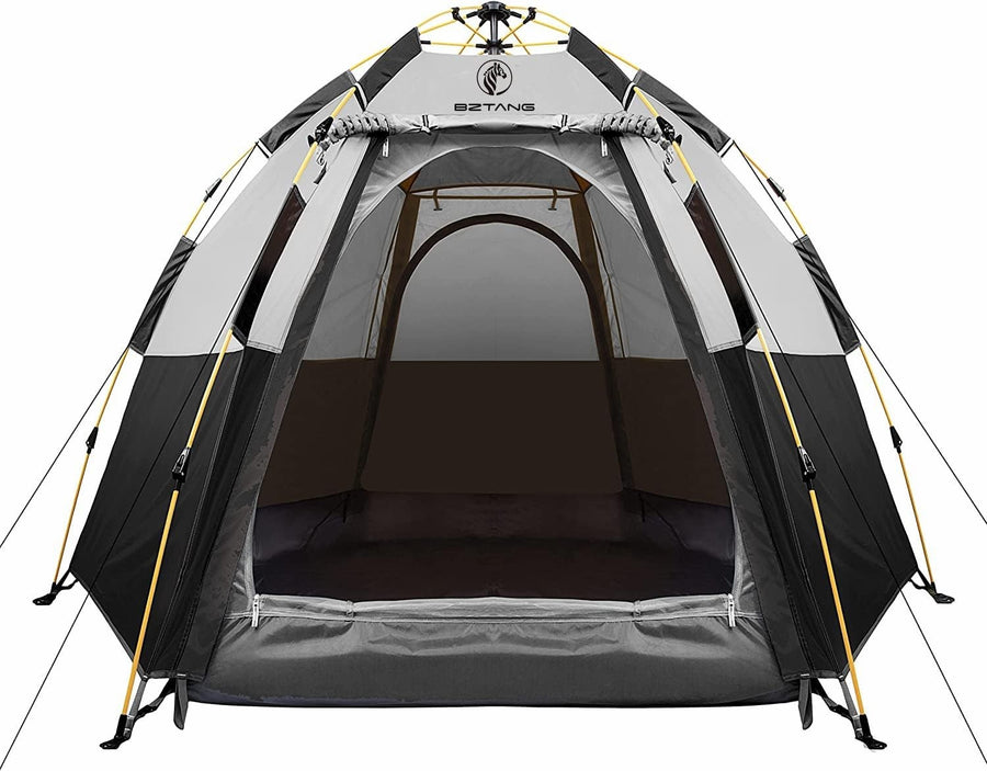 4-6 Person Pop Up Camping Tent Waterproof Instant Cabin Hexagon