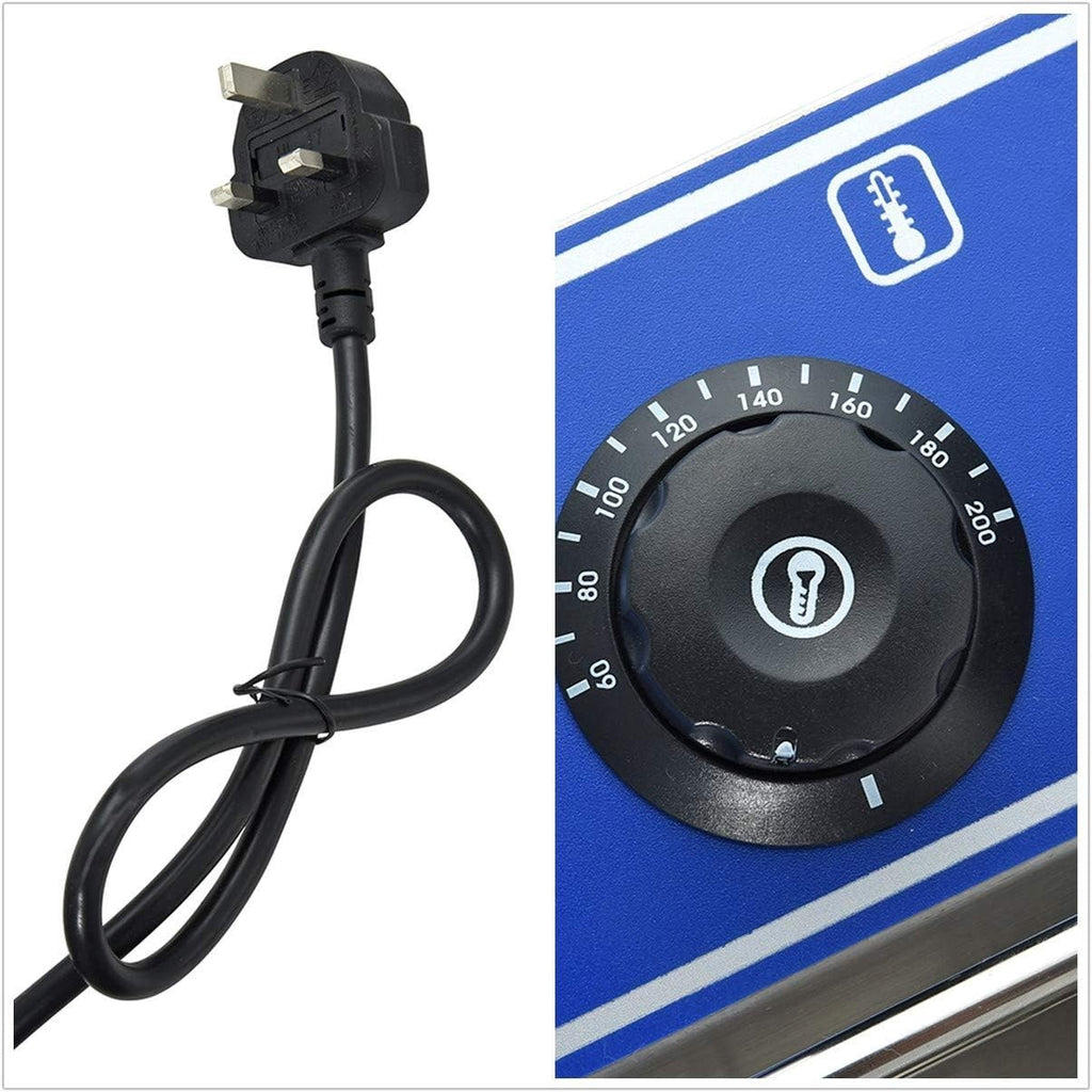 10L Commercial Deep Fat Fryer 2500W Stainless Steel Countertop