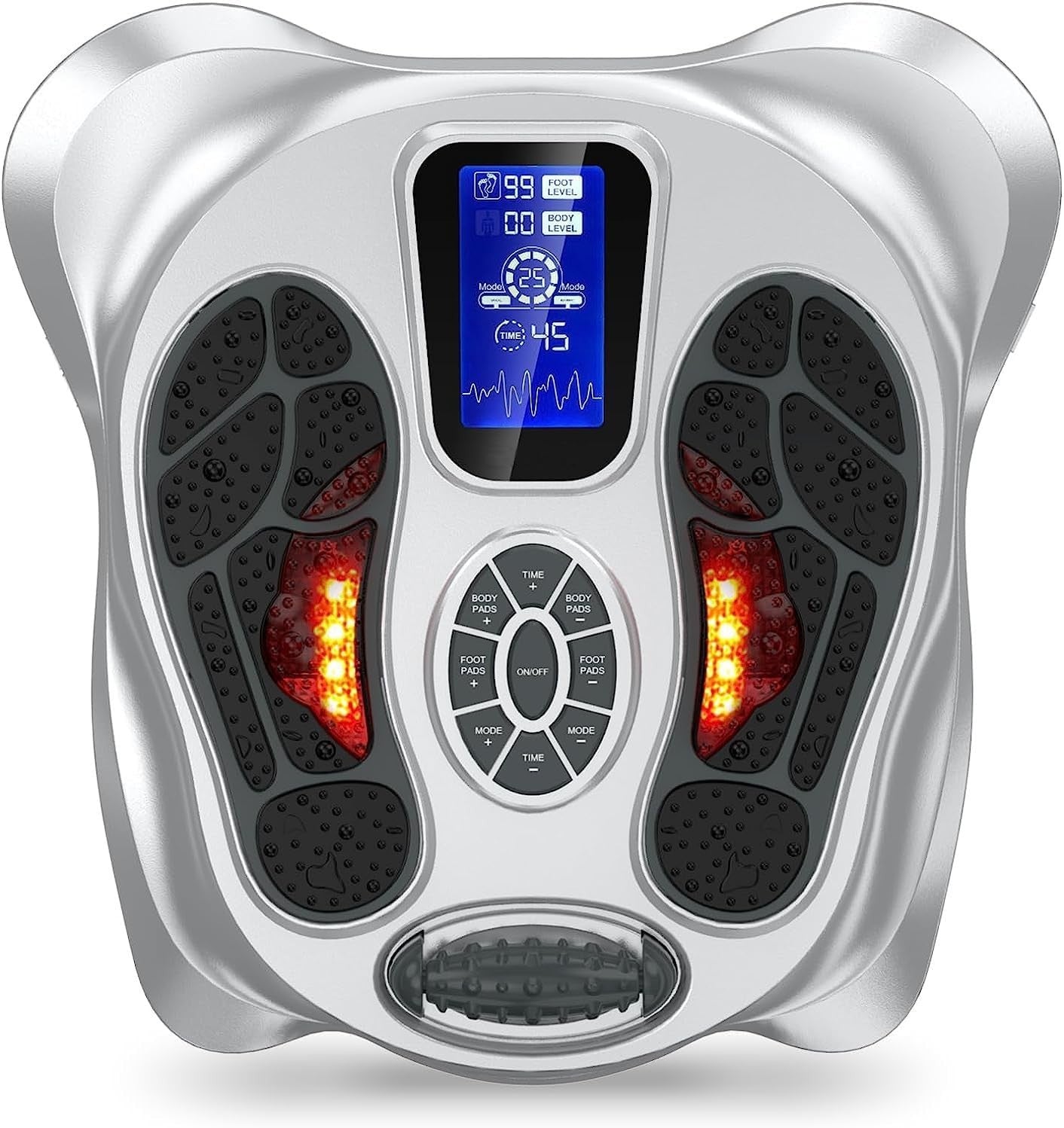 EMS Foot Circulation Massager 25 Modes 99 Intensity Pain Relief Therapy