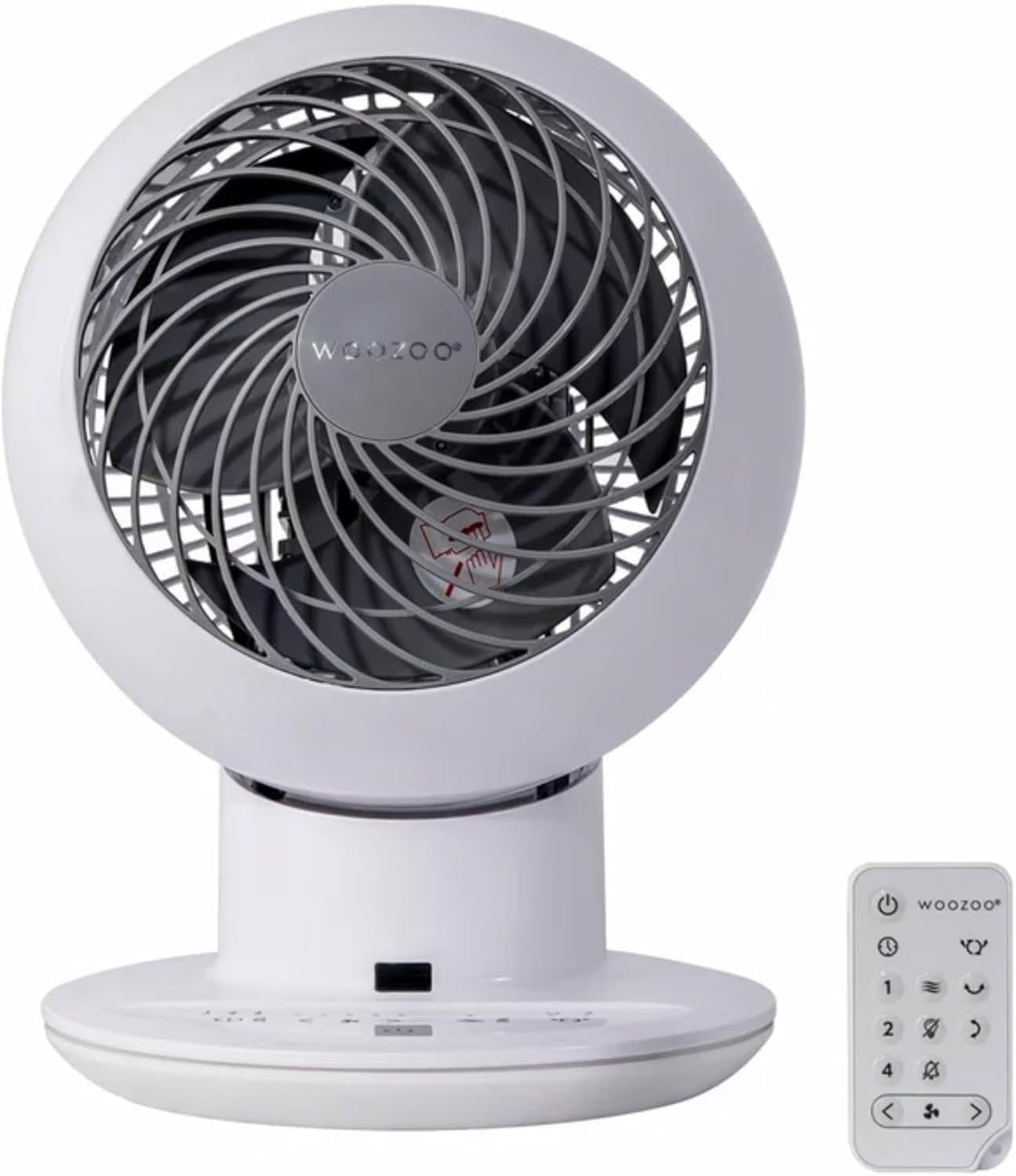 Globe Air Circulator Table Fan – Quiet Breeze Smart 5 Speeds Remote Oscillating