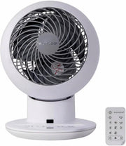 Globe Air Circulator Table Fan – Quiet Breeze Smart 5 Speeds Remote Oscillating