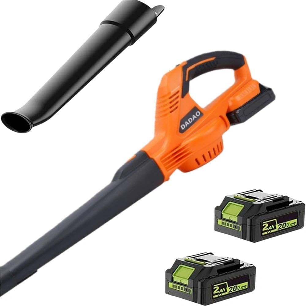 Cordless Leaf Blower 20V Dual Battery Lightweight Garden Yard Cleaner