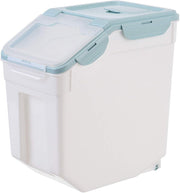 10KG Airtight Rice Storage Container Moistureproof Grain Dispenser Bin