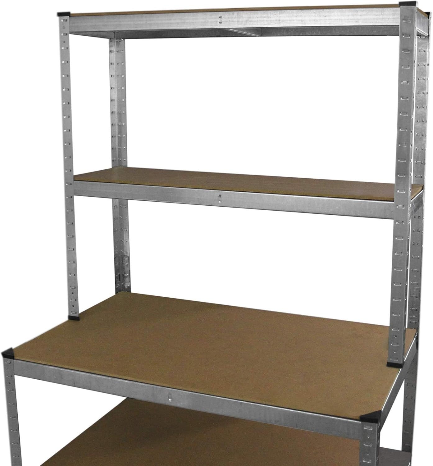 Heavy Duty 5-Tier Workbench Shelving 900kg Boltless Galvanised Steel 100x60