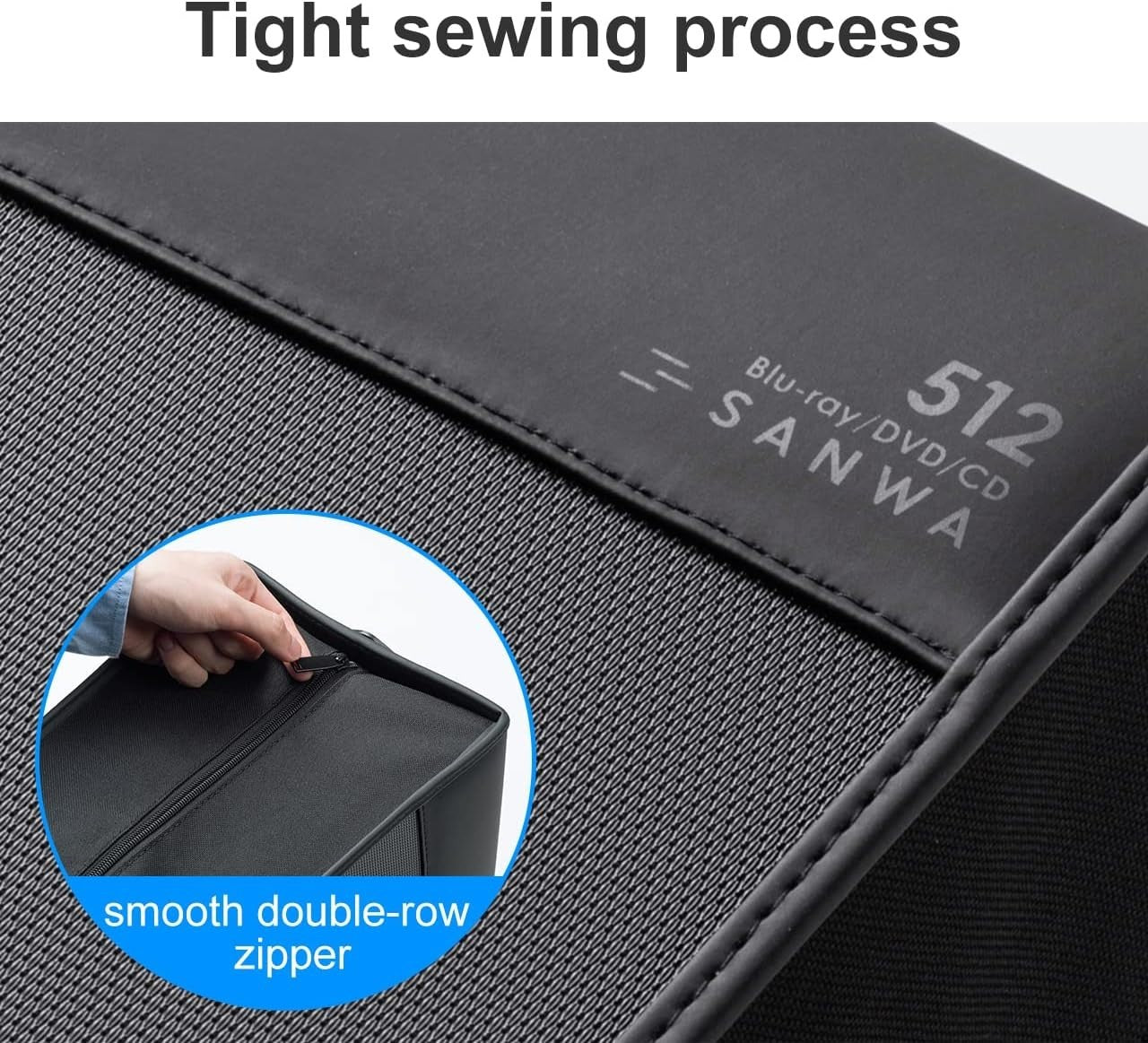 240 Disc CD DVD Blu Ray Storage Wallet Hard Shell Zipper Carry Case
