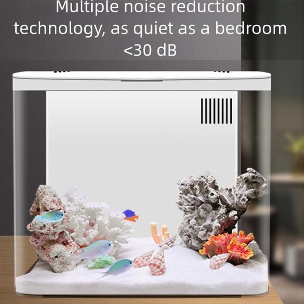 Acrylic Desktop Fish Tank LED Lighting Three-Layer Filter for Small Fish