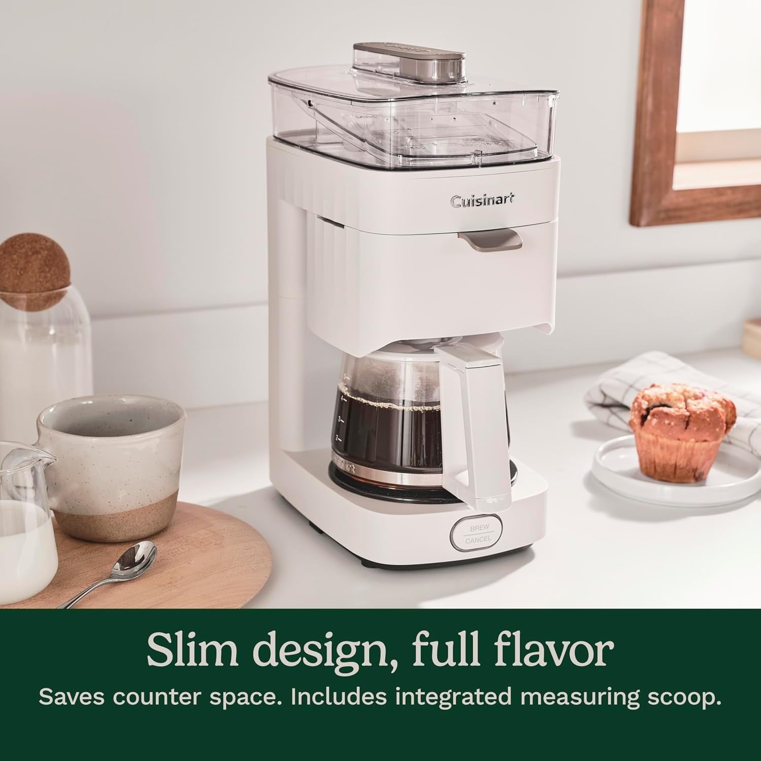 5 Cup Coffee Maker Drip Machine Auto Shut Off Glass Carafe Compact Kitchen