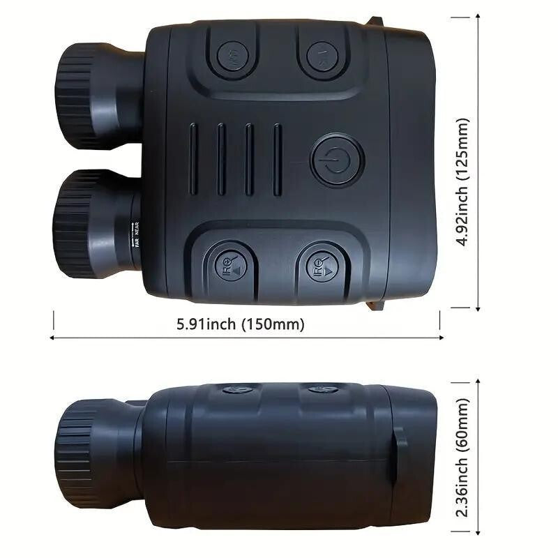 5X Zoom 1080P HD Night Vision Binoculars + 32GB TF Card for Camping Hiking
