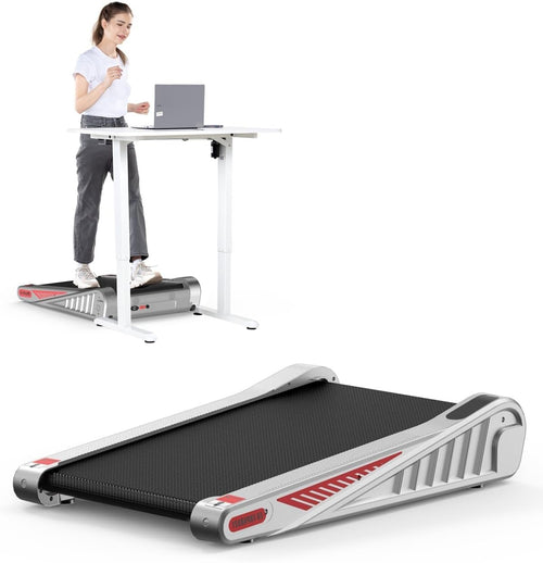 Under Desk Walking Treadmill 2.5HP Incline 1-6KM/H Compact Home Office