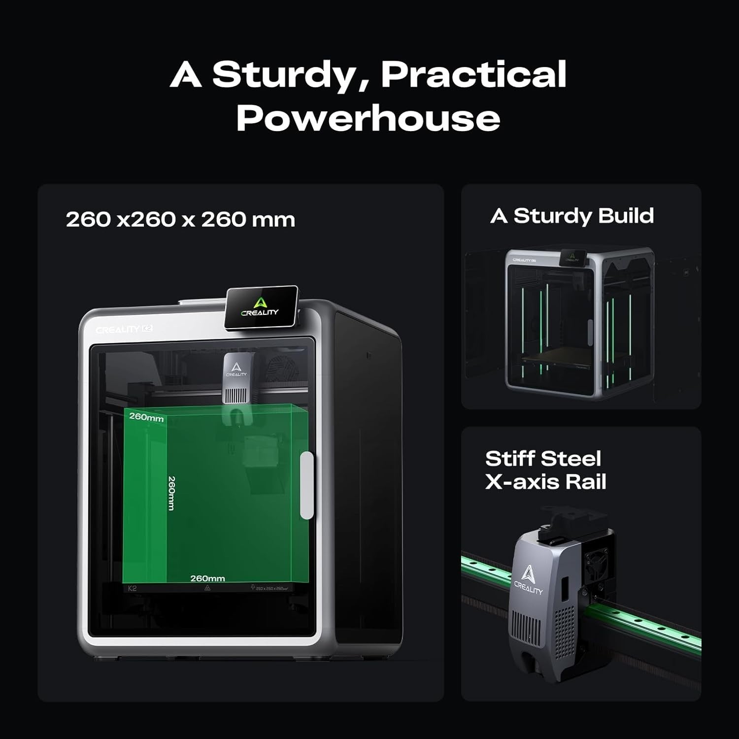 Multicolor High-Speed 3D Printer 600mm/s Auto Level AI Camera 300°C