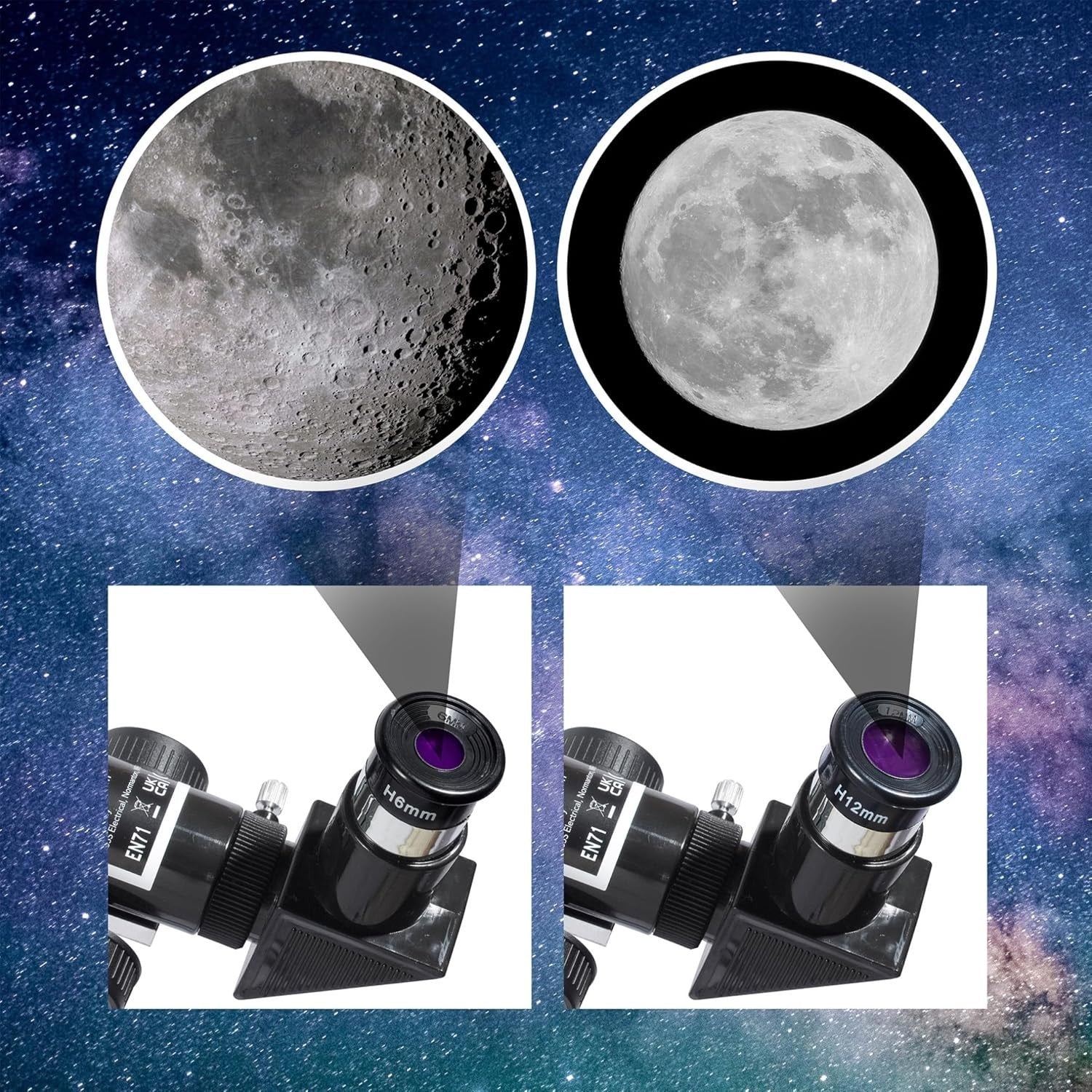 50mm Aperture 400mm Refractor Telescope for Kids & Beginners with Tripod