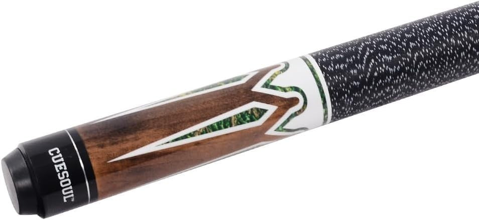 58” Maple Pool Cue 13mm Tip Irish Linen Grip 1/2 Joint 19oz