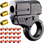 Alloy Finger Fidget Ring Launcher Pop Out Stress Relief EDC