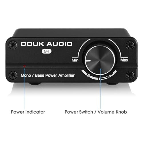 G4 Mini Subwoofer Amplifier 100W Class D Mono AUX RCA Full-Frequency