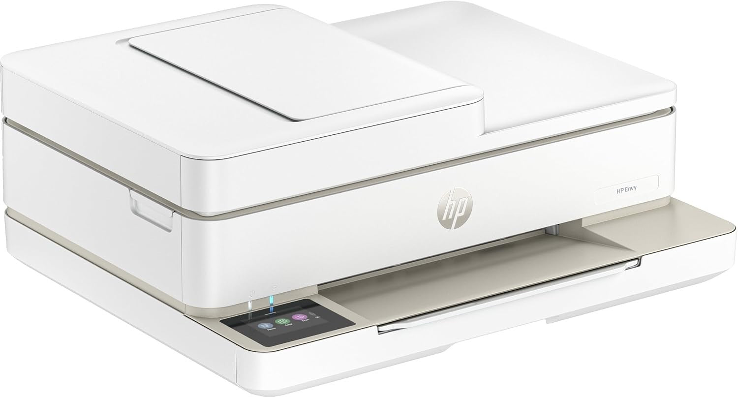 Envy 6520e All-in-One Wireless Color Printer Scan Copy Fax Beige