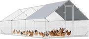 Extra Large Walk In Chicken Run Galvanised Outdoor Enclosure 12–18 Hens