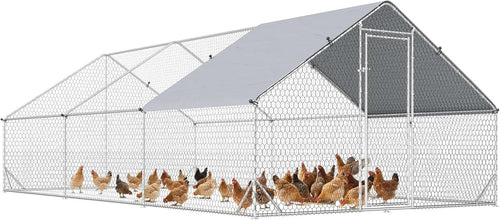 Extra Large Walk In Chicken Run Galvanised Outdoor Enclosure 12–18 Hens