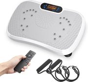 Slim Vibration Plate Fitness Platform 99 Speeds Bluetooth Home