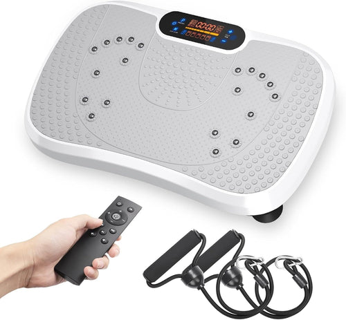 Slim Vibration Plate Fitness Platform 99 Speeds Bluetooth Home
