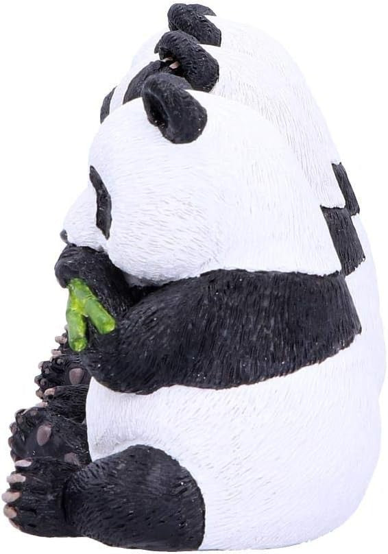 Three Wise Panda Figurines Resin 8.5cm Cute Ornament Set Home Decor Gift